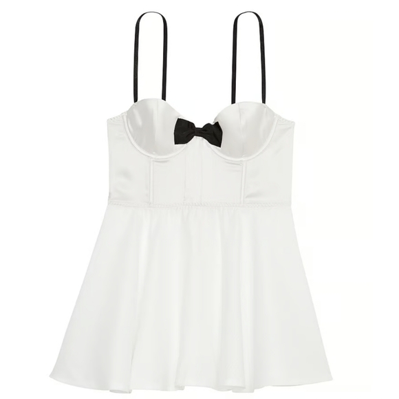 Victoria's Secret Bow Top Bustier Slip Dress - Picture 7 of 13